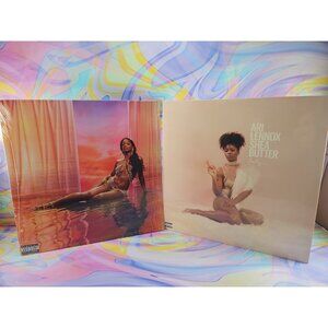 Lot of 2 Ari Lennox Records (New): Age/Sex/Location (Sea Blue), Shea Butter Baby